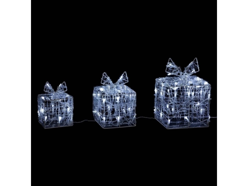 Weihnachtsdekoration Von Fééric Lights Und Weihnachten Lichterschmuck Für Draußen, Geschenke Aus Acryl, 70 Leds