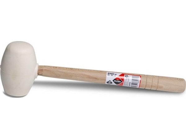 RUBI MLOTEK gummihammer hvid 750 g