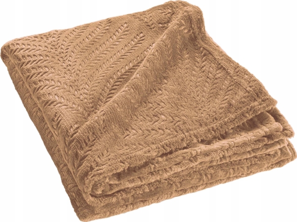 Douceur d`Interieur Flanelowa narzuta na sofę, NELIA, 125 x 150 cm