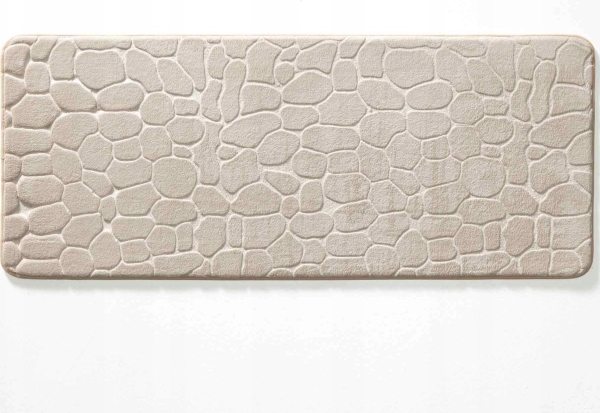 Douceur d`Interieur Aflang bademåtte med præget mønster, 50 x 120 cm