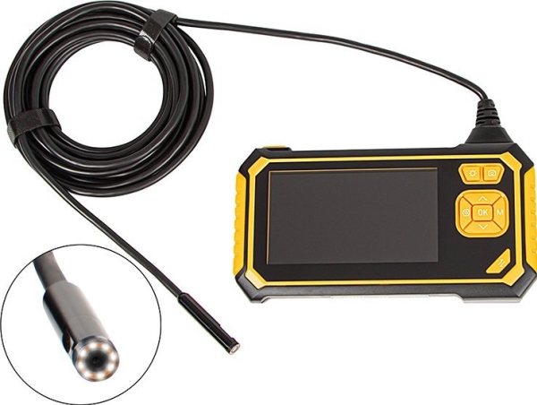 Blow 14-402# Endoskop Kamera Med Dobbelt Linse 8Mm 5M Lcd 4.3"