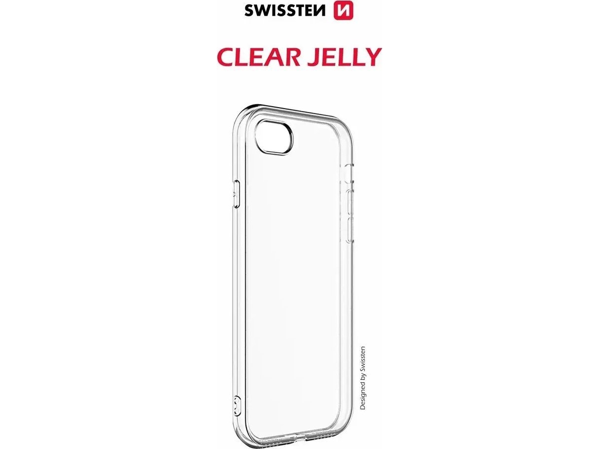 Dėklas „Swissten Clear Jelly Case“, Skirtas „Iphone 14“, Skaidrus