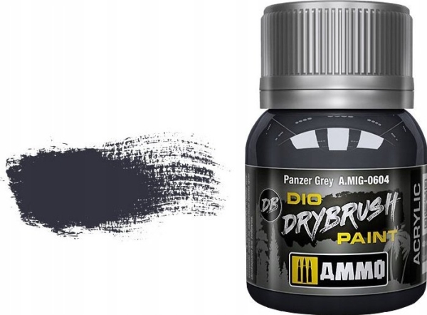 Vallejo Ammo: DIO Drybrush - Panzer Grey