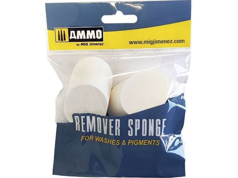 Vallejo Ammo: Remover Sponge for Washes & Pigments - Split Face Weathering Blending Pad (2)