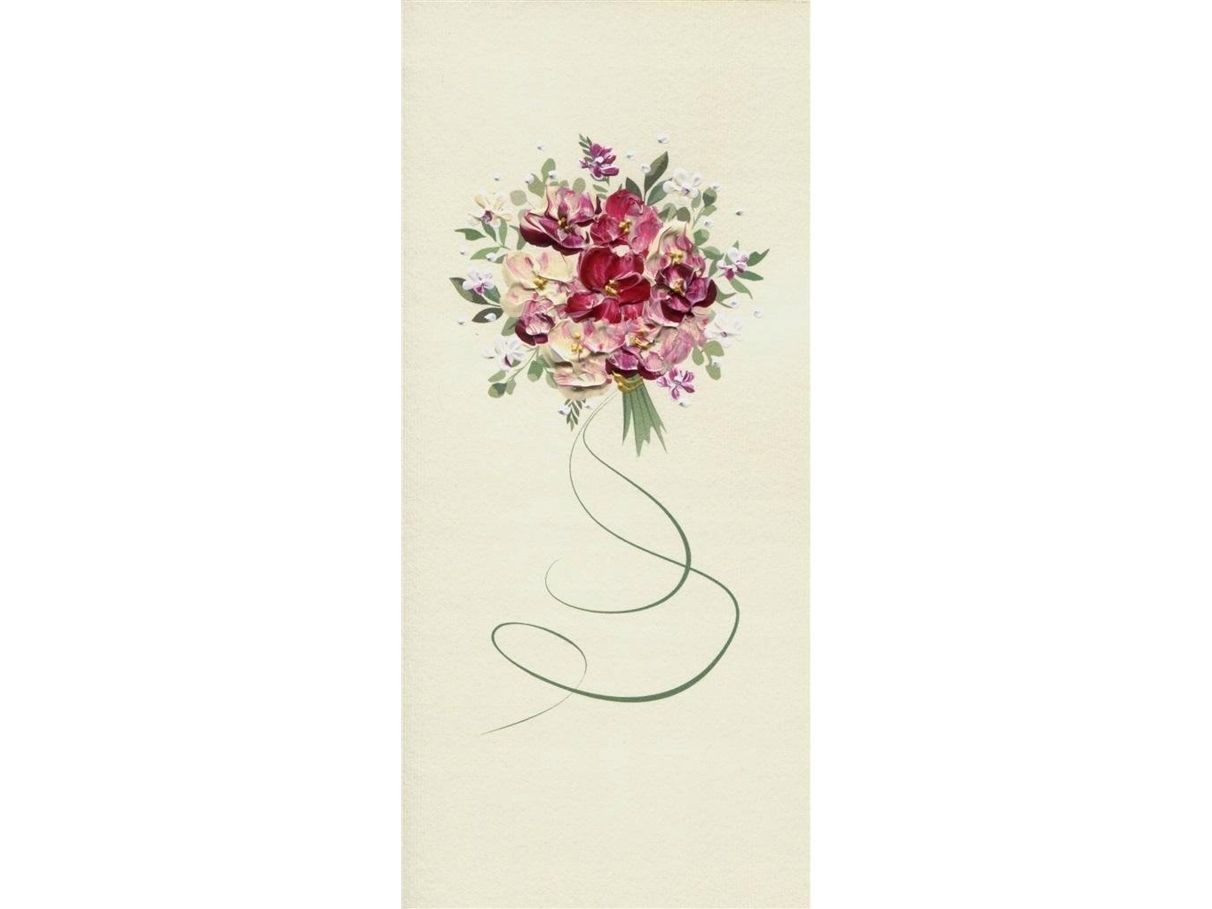 Mak Carnet Blumen Dl N04 - Blumenstrauß