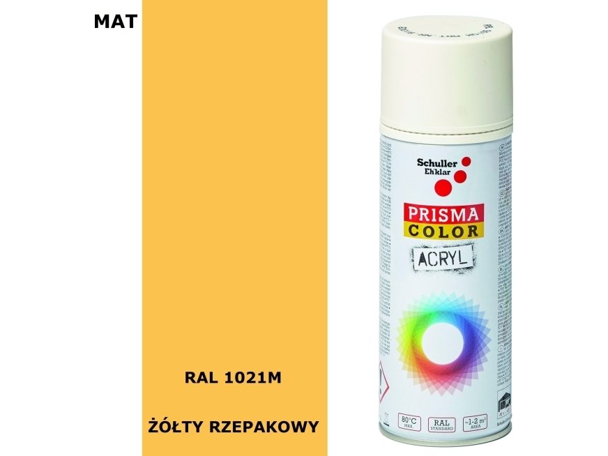 Schuller spray maling mat - Prisma Color RAL 1021M | Färg & Tillbehör - Specialprodukter - Sprayfärg | GameStuff