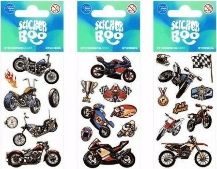 STICKERBOO klistermærker MOTOCYKLE 2 66x180 S-BOO PBH 120/1800