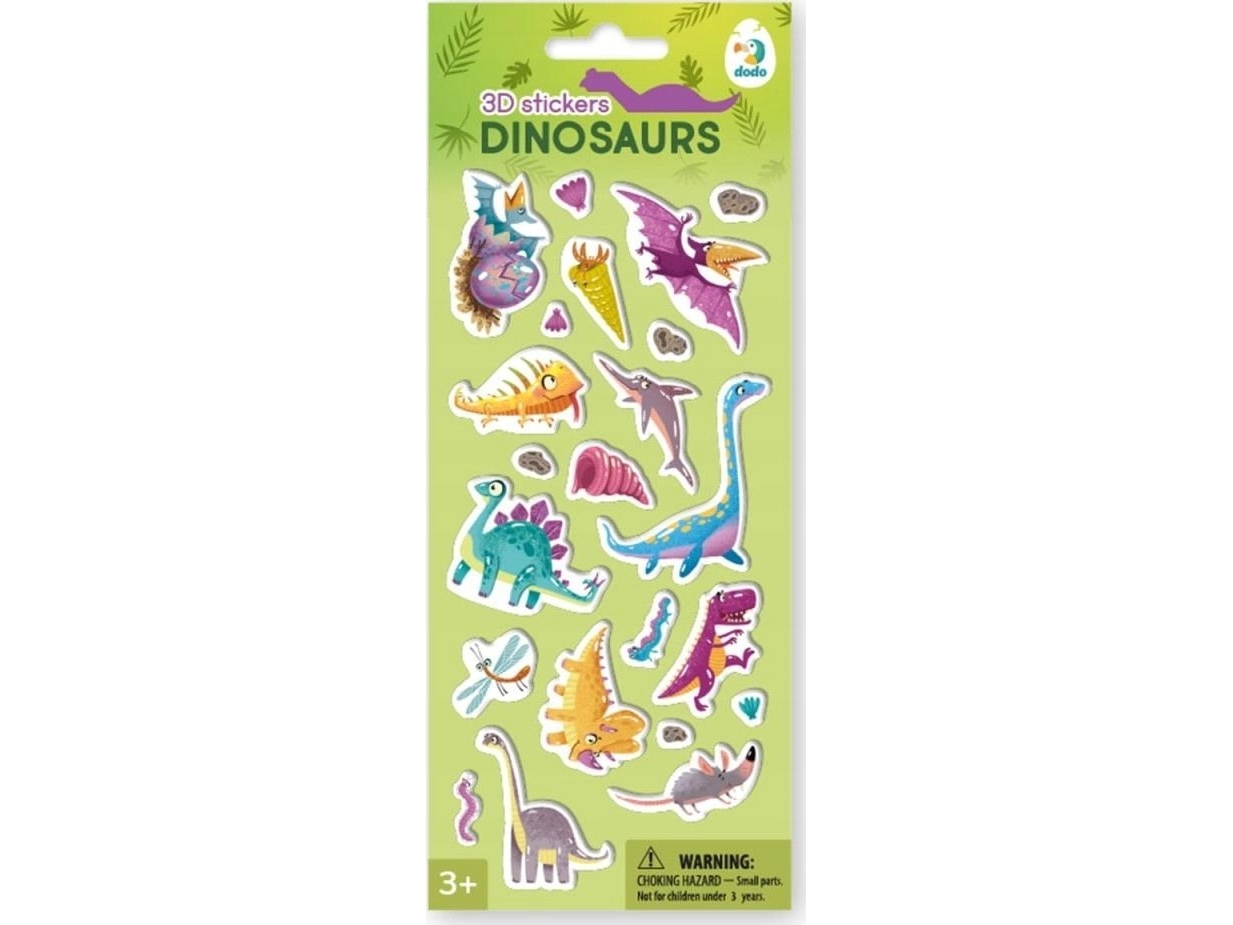 Incood 3D Dinosaurier-Aufkleber