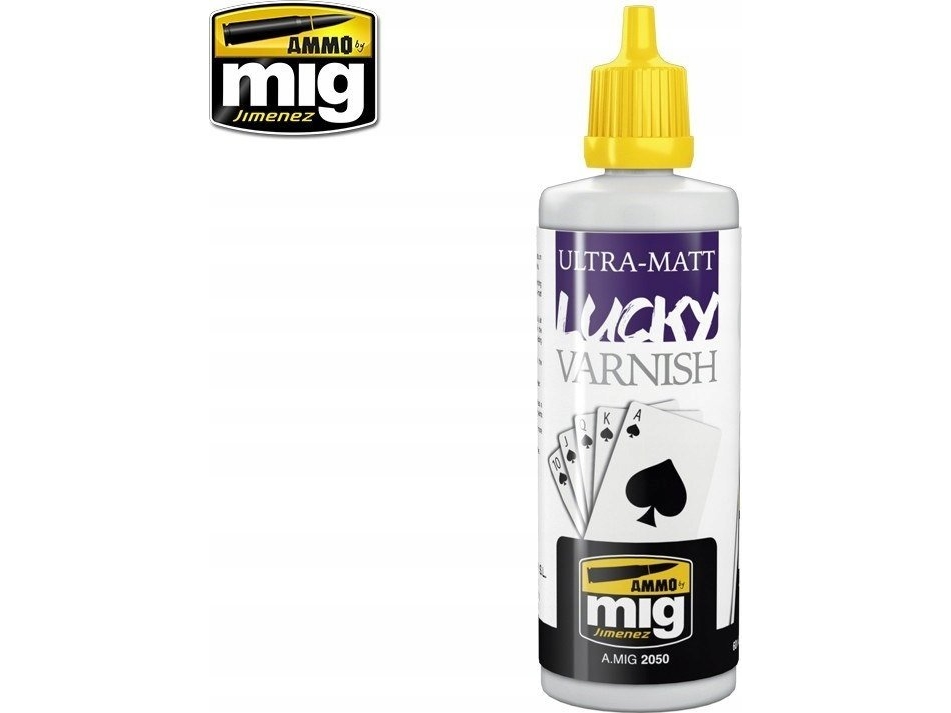Vallejo Ammo: Lucky Varnish – Ultra-Matt (60 ml) | Hobby - Modelljärnväg - Övriga | GameStuff