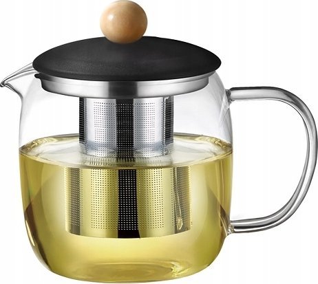 Florina Kanne Mit Aufgusseinsatz Renne 1,0 L Glas (Sieb, Glashalter)