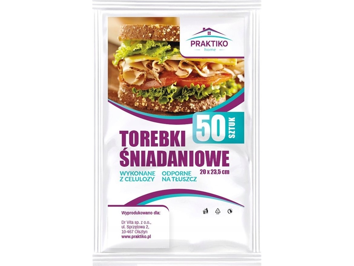 Praktiko papir-pose til morgenmad