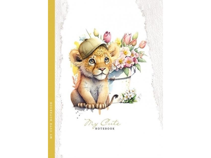 Frisches Dekoratives Notizbuch 143X200/48K Gitter Tw Lion |