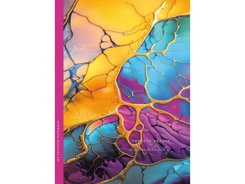 Frisches Dekoratives Notizbuch 143X200/64K Gitter Tw Mosaik