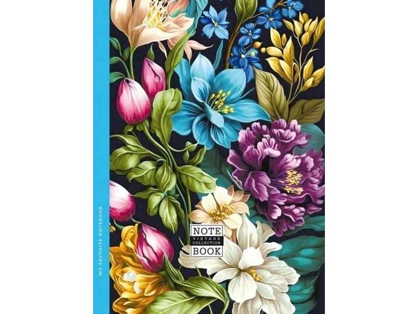 Fresh Dekoratives Notizbuch 143X200/64K Gitter Tw Flora Fresh