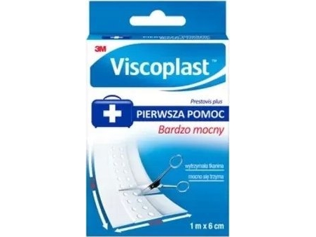TD Systems VISCOPLAST skærepuds, ekstra stærk, 8 cm x 1 m, hvid