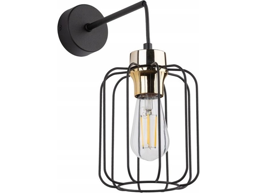 TK Lighting Tk Lighting Galaxy 4742 seinävalaisin seinävalaisin 1x15W E27 musta/kultaa