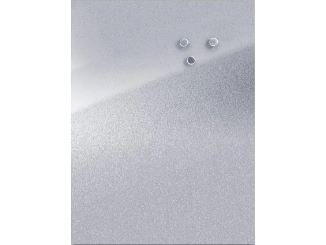 Zeller magnettavla för anteckningar INOX + 3 magneter, 60x80 cm, ZELLER | Möbler - Tavla & Displays - Anslagstavlor | GameStuff