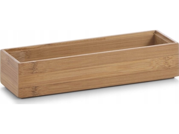 Zeller bambus opbevaringsboks 23x7,5x5 cm