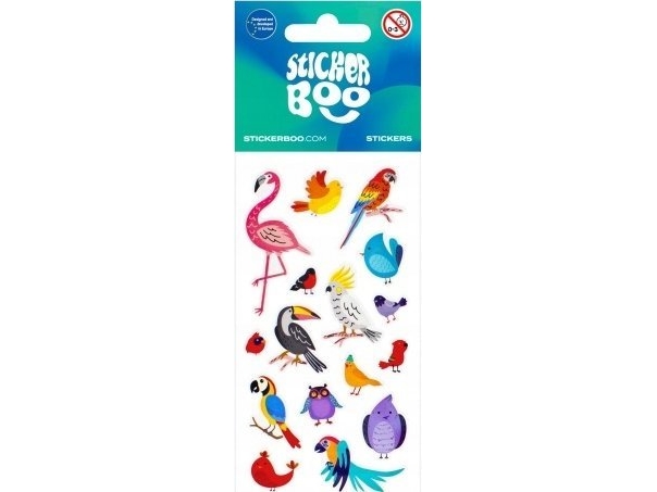 Stickerboo Sticker Sticker Boo Vögel 1 Mix