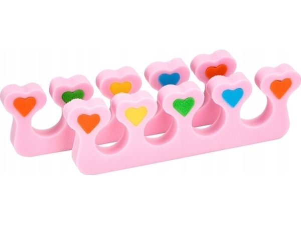 Activeshop skille-/separationsskum til pedicure 2 stk hjerter