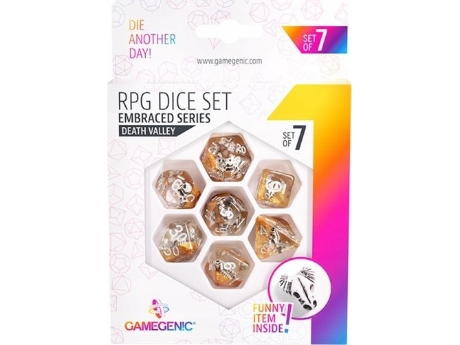 Gamegenic : Embraced Series - RPG Dice Set - Death Valley