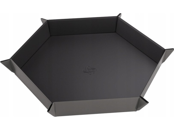 Gamegenic - Magneettinen noppatarjotin kuusikulmainen Musta/harmaa