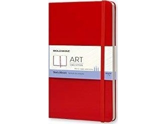 Moleskine Skizzenbuch L 13X21 Cm Hardcover 104 Seiten Rot