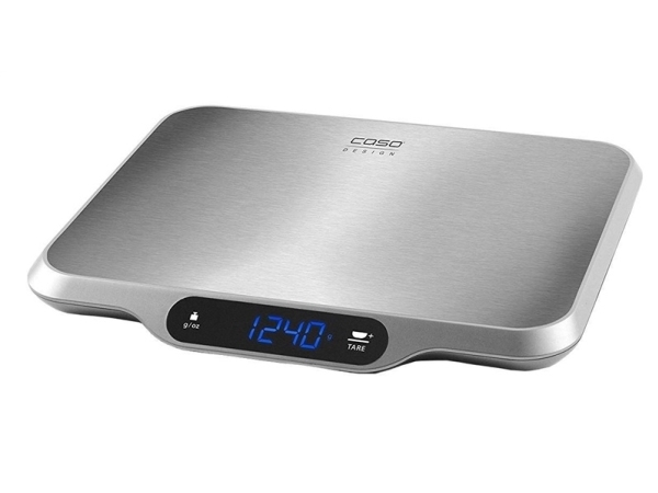 Caso 3292, Elektronisk köksvåg, 15 kg, 1 g, Rostfritt stål, Rostfritt stål, Rostfritt stål | Köksutrustning - Bakartiklar - Köksvågar | GameStuff