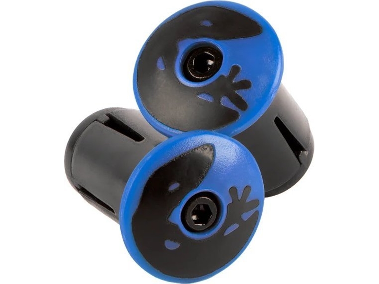 Lizard Skins LIZARDSKINS Road Bar End Plugs - Cobalt Blue par (NY)