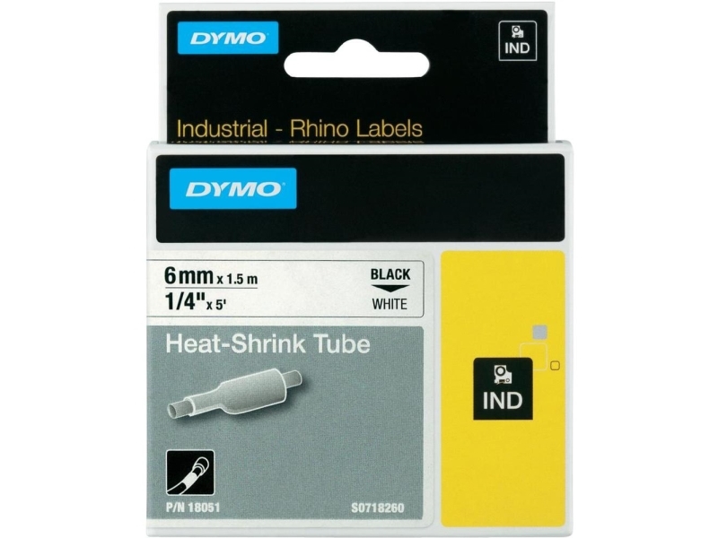 Dymo Rhinopro Heat Shrink Tubes, D1, Belgien, 1,5 M, 1 Stück(E), 34 Mm, 85 Mm