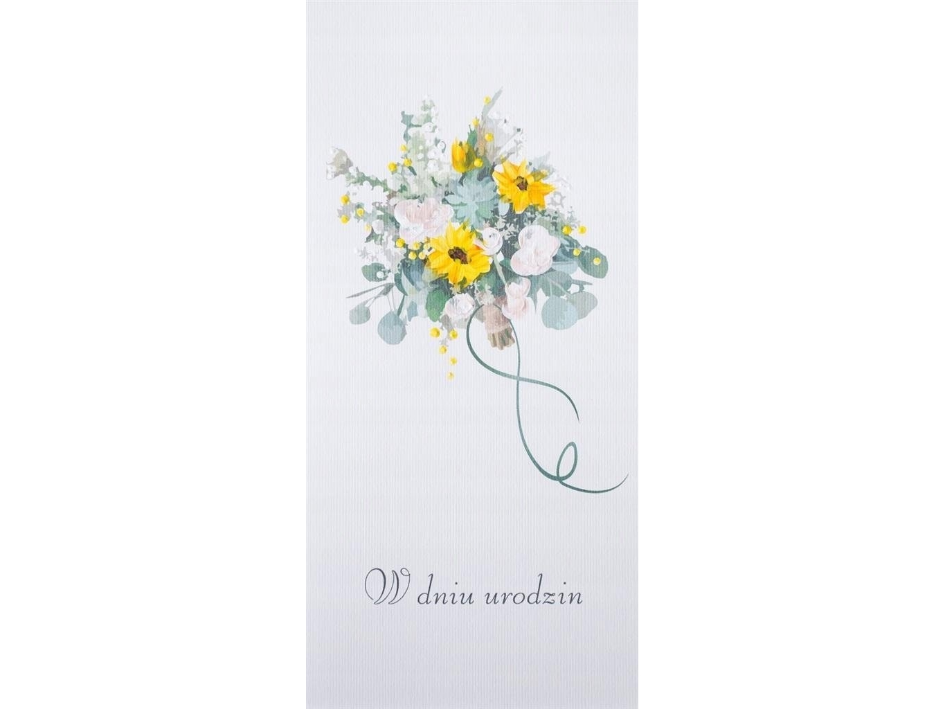Mak Geburtstagskarte Dl U21 - Sonnenblumen