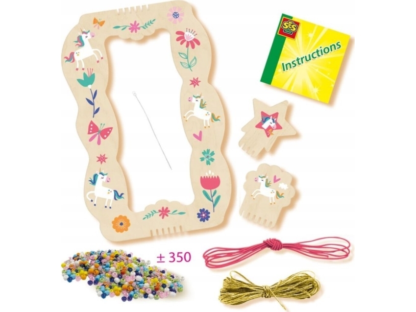 SES SES String armbånd + perler 14745 47457