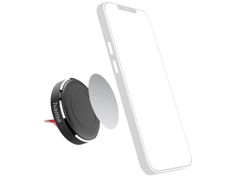 Hama Magnet, Mobiltelefon/Smartphone, Passiv Holder, Bil, Sort