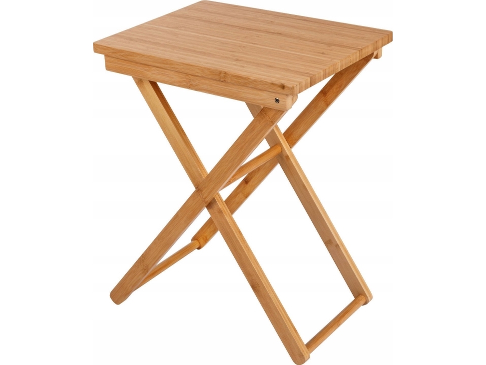 Wenko MAUI bambusta valmistettu kokoontaitettava pöytä