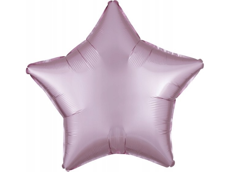 AMSCAN folieballong Lustre pastellrosa stjärna 48 cm | Skola & Hobby - Festdekorera - Ballonger | GameStuff
