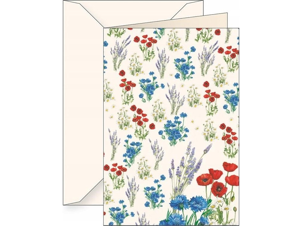 DA VINCI Karnet B6 + koperta 5692 Kwiaty polne