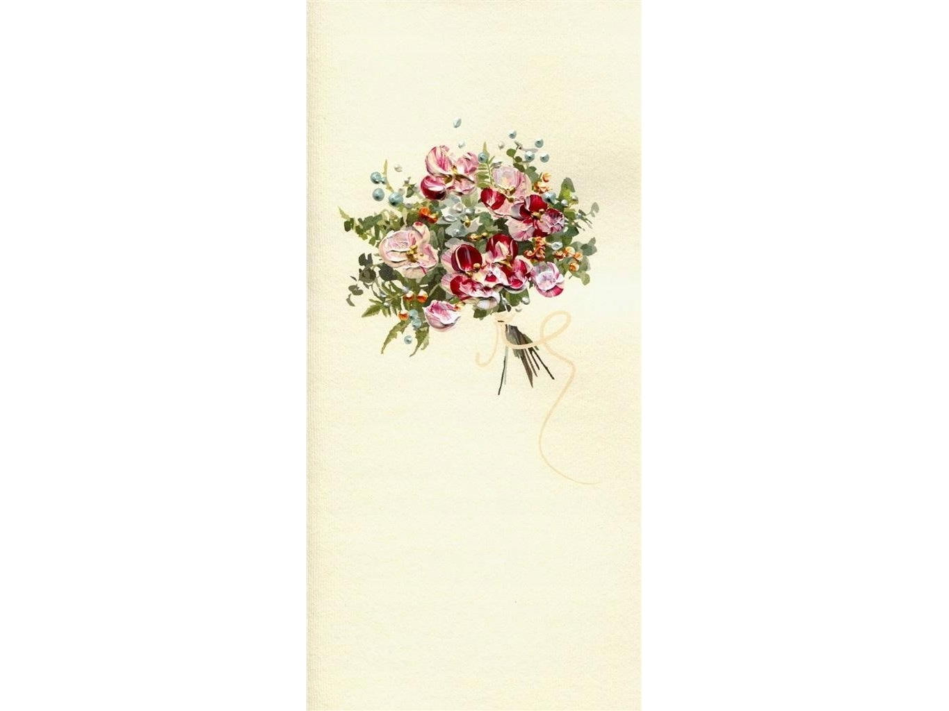 Mak Blumenkarte Dl N02 - Blumenstrauß