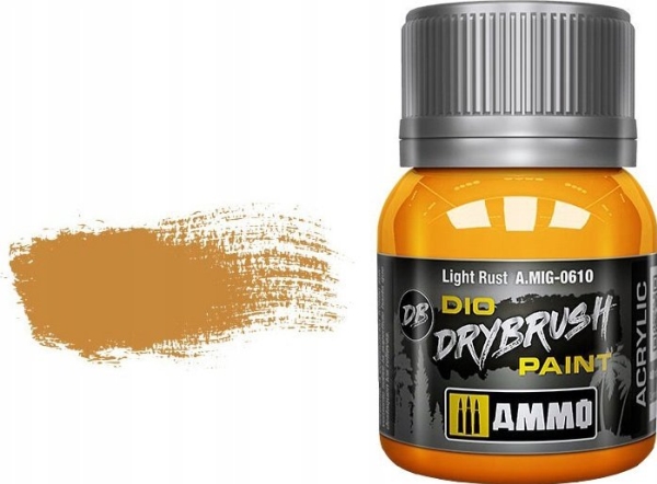 Vallejo Ammo: DIO Drybrush - Light Rust