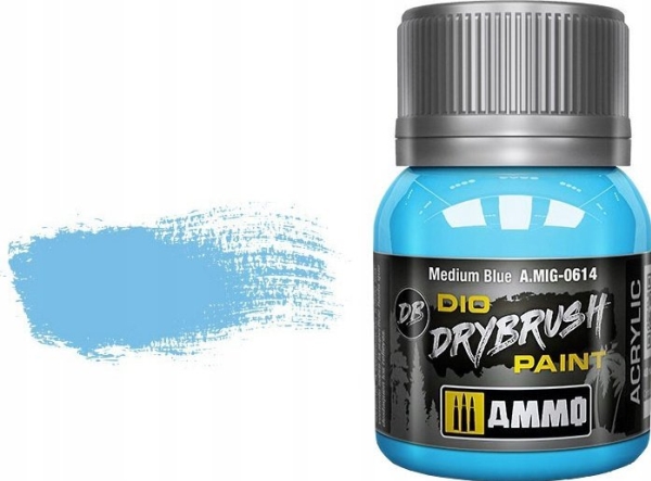 Vallejo Ammo: DIO Drybrush - Medium Blue