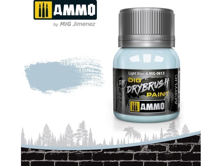Vallejo Ammo: DIO Drybrush - Light Blue