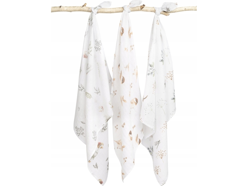 Sensillo PIELUCHA MUŚLINOWA BIAŁY (Opak - 3 szt)