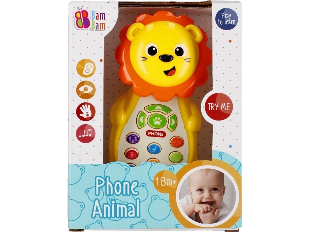 BAM BAM Musical Lion Phone 502449