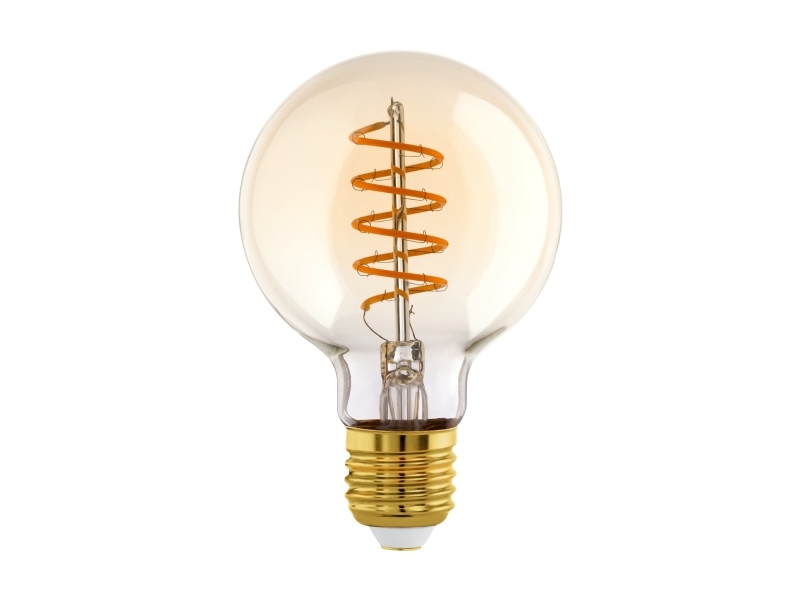 E27 G80 SPIRAL 4W 245LM 2000K DÆMPB. AMBER