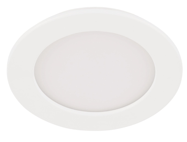 EGLO Fueva 5 Indbyg. Ø117 5,6w 670lm 3000k 3-trin Ip44 Hvid - Indbygninglampe - 31173