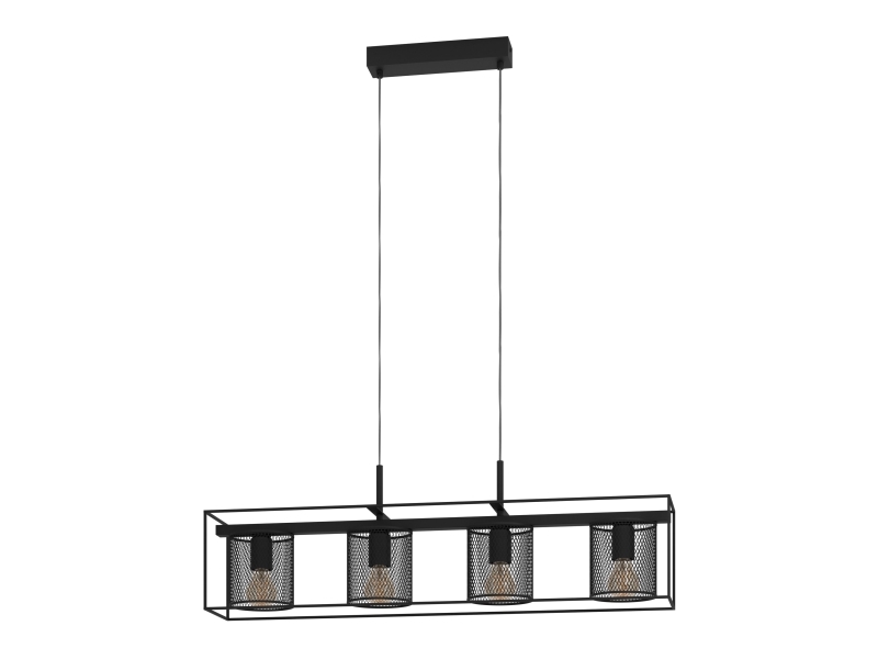 Eglo Catterick Långbord 4l E27 Svart