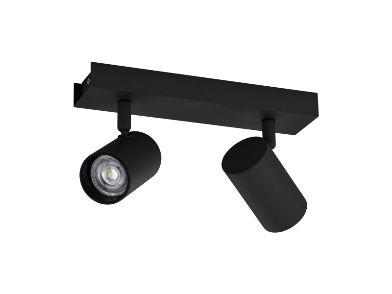 EGLO MEREA PRO 2-spotskinne, sort