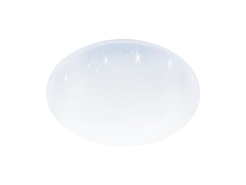 EGLO POGLIOLA-S plafond Ø500 mm, LED 34W 5000lm 4000K, hvid/krystaleffekt