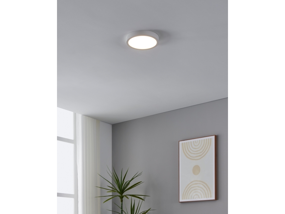 Eglo Fueva 5 Tak Ø210 2000lm M/sensor Vit
