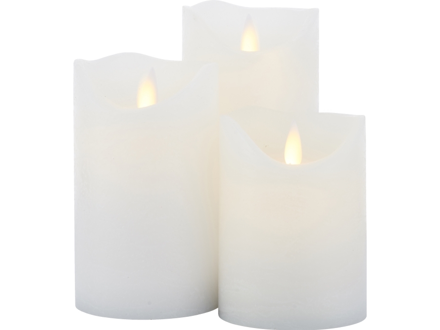 Sirius Sara genopladeligt bloklys - 3 stk