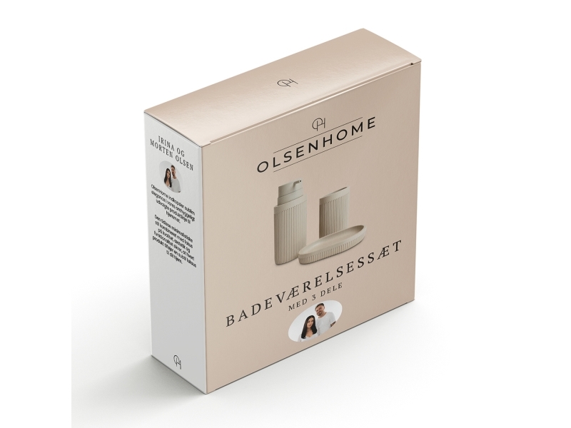 Eurofirany OlsenHome - badeværelsessæt, 3 dele